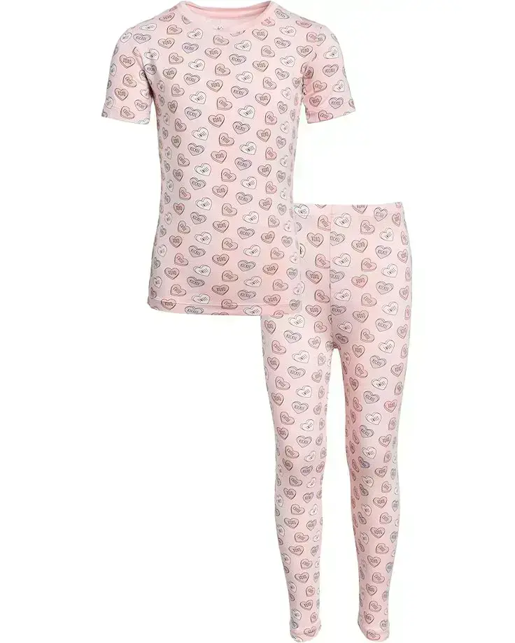 Kickee Pants Kids Print Short Sleeve Pajama Set (Toddler/Little Kid/Big Kid)