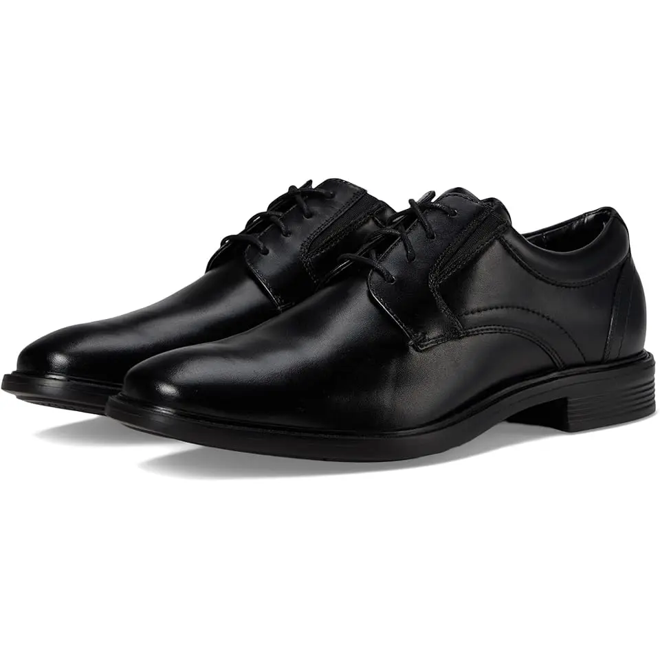 Stark Plain Toe Oxford Leather Business Formal Derby Dress Casual Lace-Up