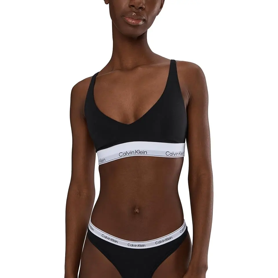 Icon Cotton Modal Unlined Triangle Bralette
