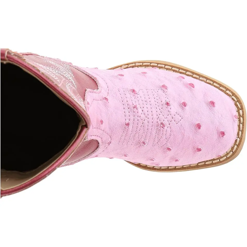 Square Toe Ostrich (Toddler/Little Kid)