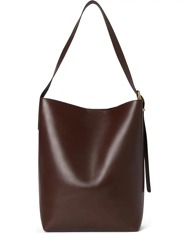 Women's Madewell The Essential Bucket Tote in Leather
