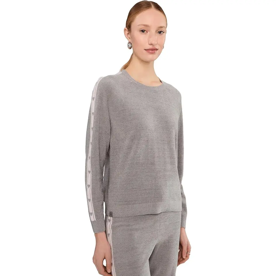 CozyChic Ultra Lite® Heart Stripe Pullover