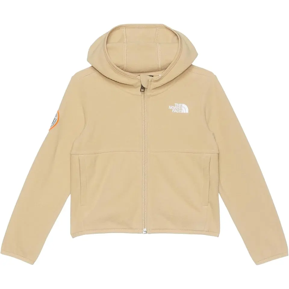 Glacier Full Zip Hooded Jacket - Lightweight Fleece Hoodie For Boys & Girls, Zip Hand Pockets