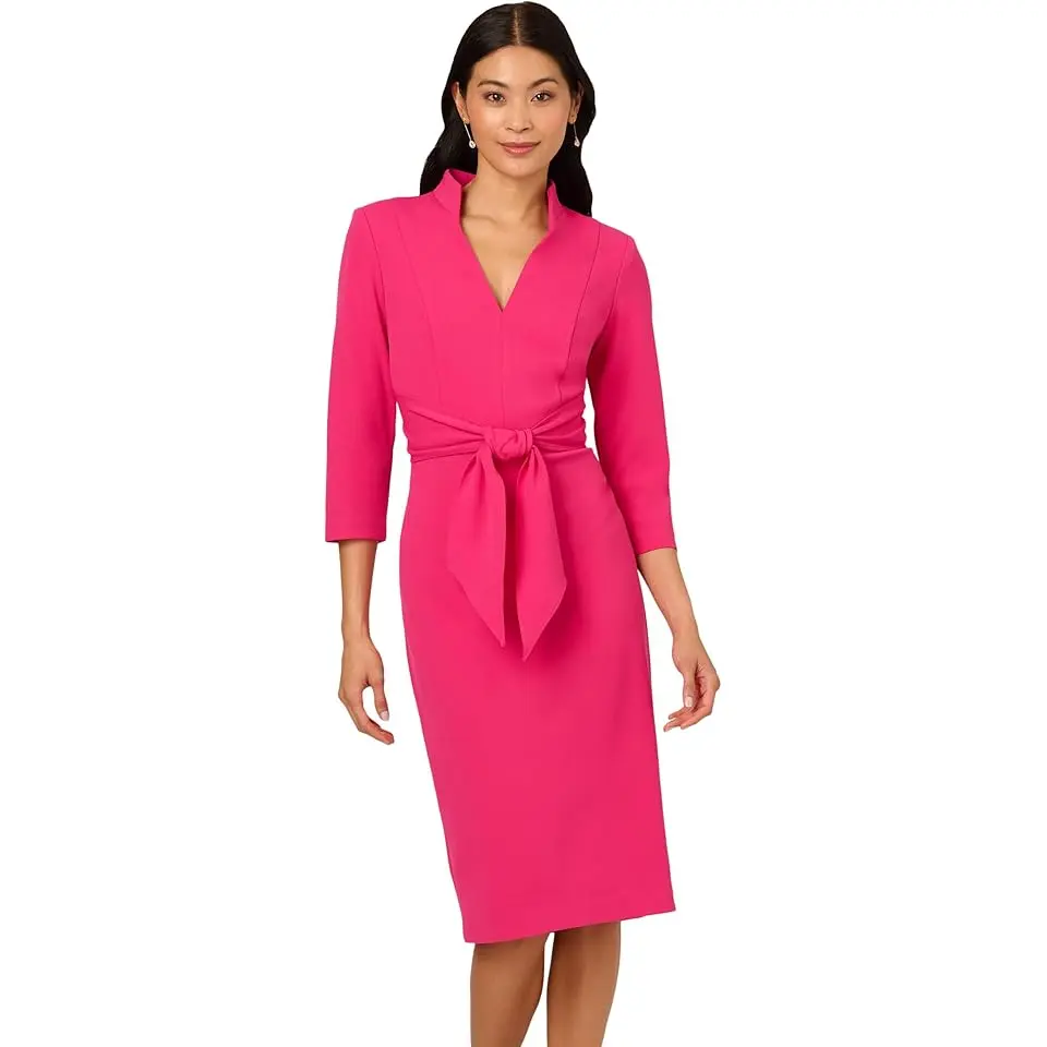 Front Tie Short Dress