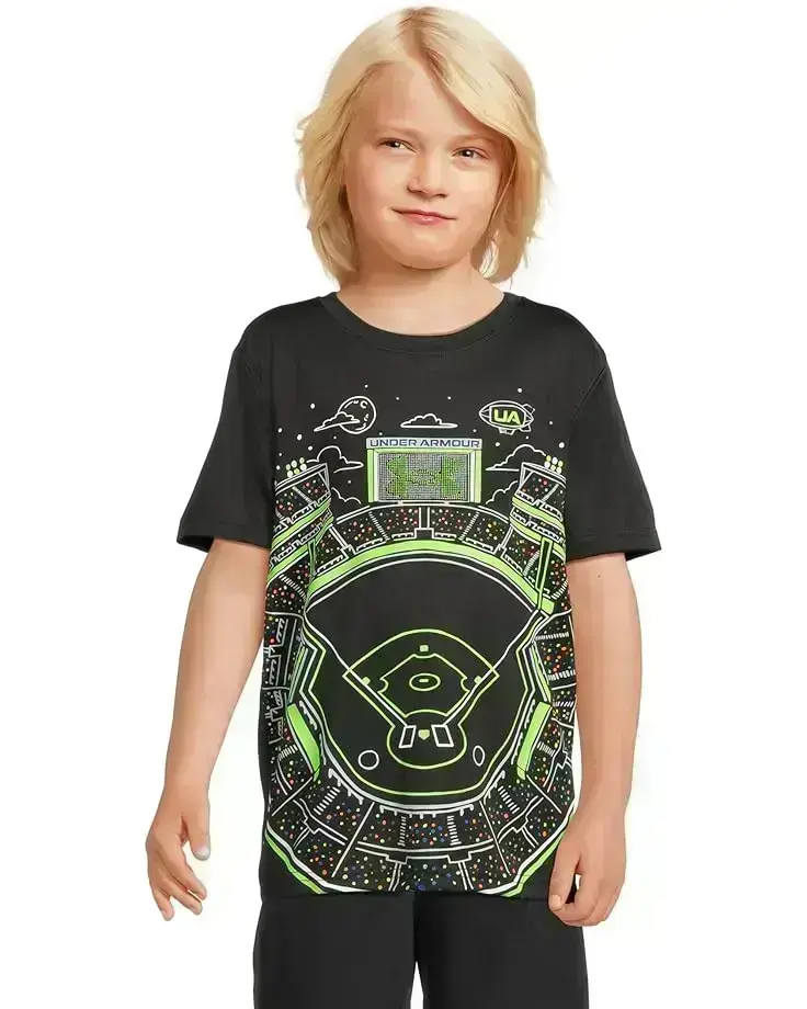 Boy's Under Armour Kids Tech Baseball Field Short Sleeve (Little Kid)