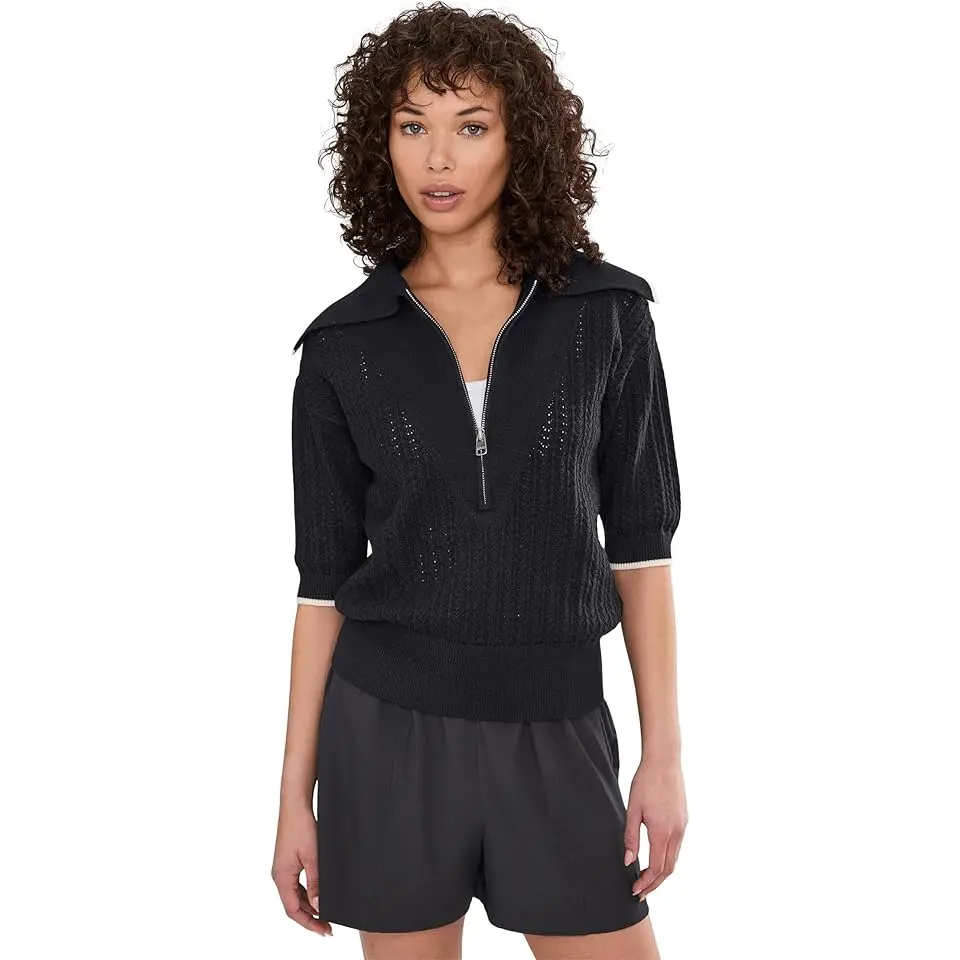 Arney Half Zip Knit Polo