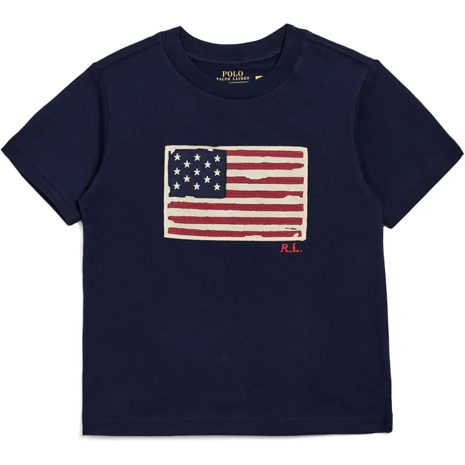 Flag Cotton Jersey Tee (Toddler/Little Kid)
