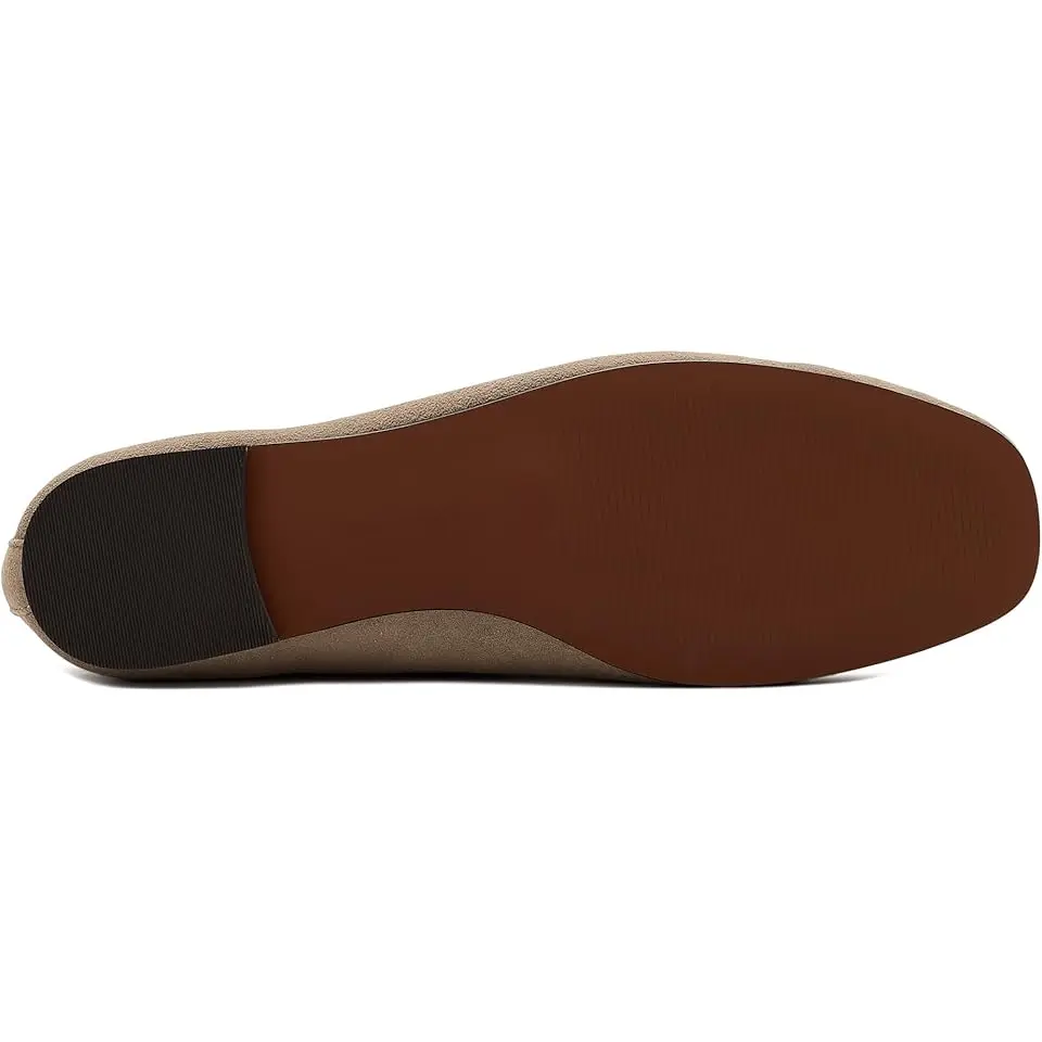 The Greta Ballet Flat In Suede