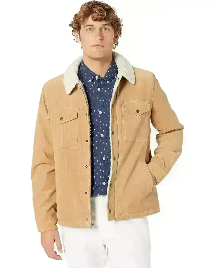 Men's Levi's® Two-Pocket Trucker with Soft Sherpa
