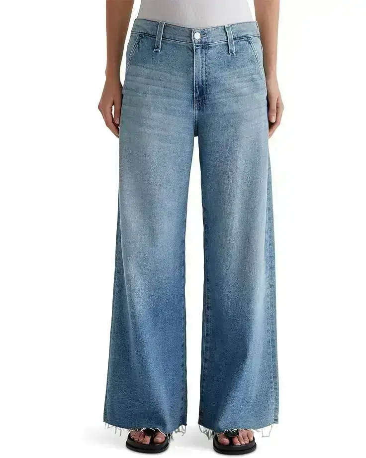 Women's AG Jeans Stella Mid Rise Ankle Palazzo Jeans in Aries