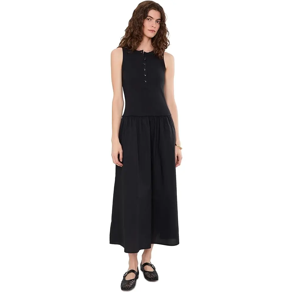 Breakaway Mix Media Midi Dress