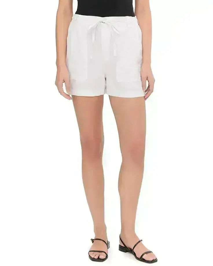 Women's Madewell Utility E Back Shorts - 100% Linen