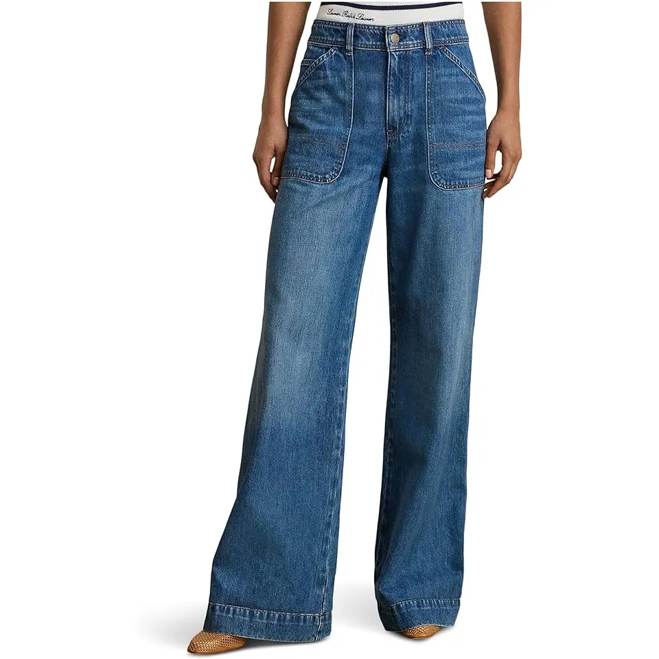 High-Rise Wide-Leg Jeans