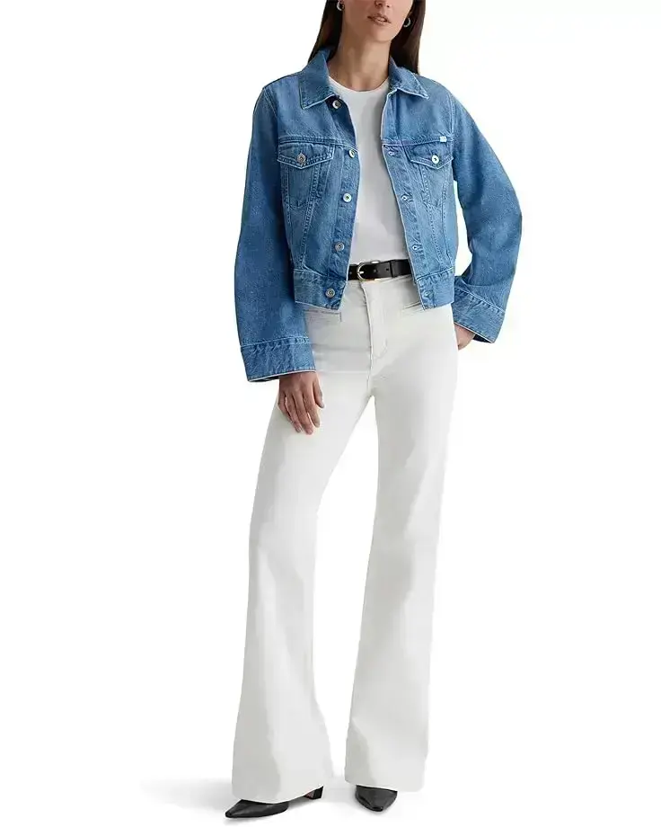 Women's AG Jeans Isa Cropped Trucker Jacket