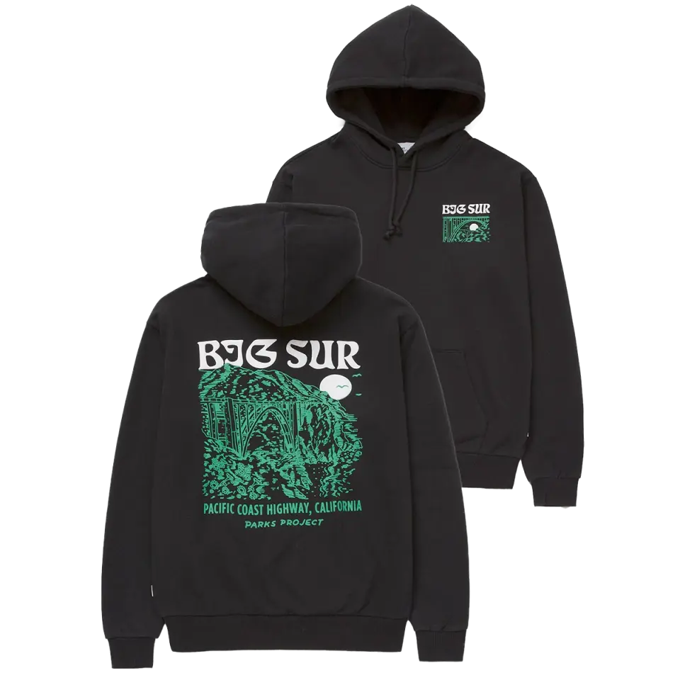 Big Sur Puff Print Bridges Hoodie