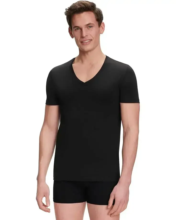 Men's Falke Daily Comfort V-Neck T-Shirt 2-Pack