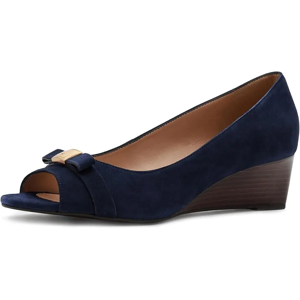 Go-to Malta Peep Toe Bow