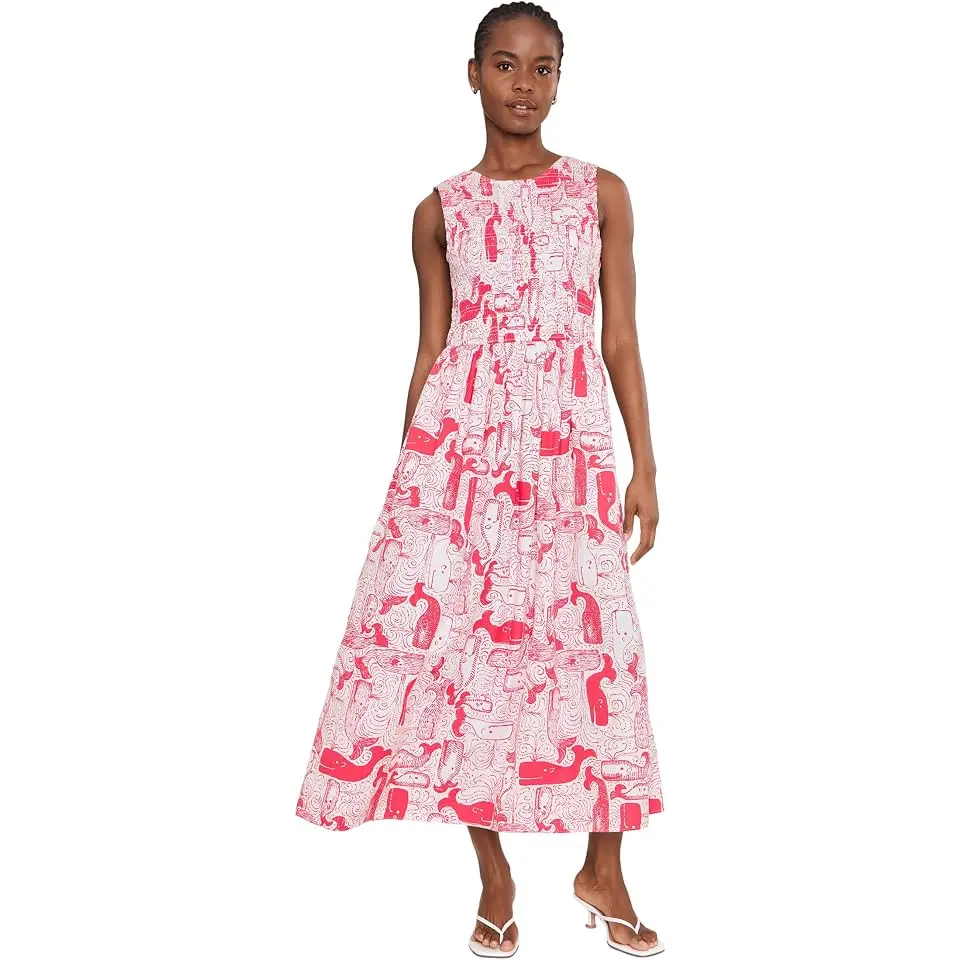 Daisey Smocked Midi Dress