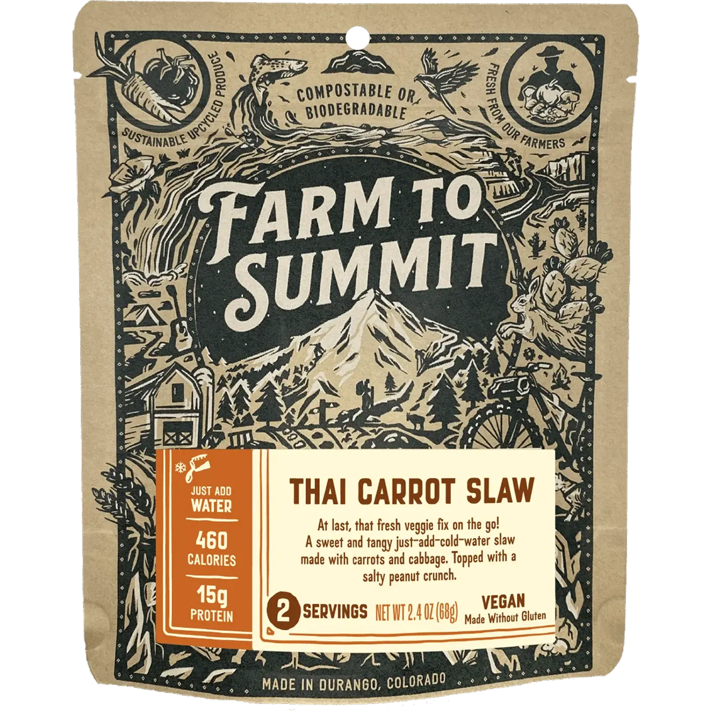 Thai Carrot Slaw (2 Servings)
