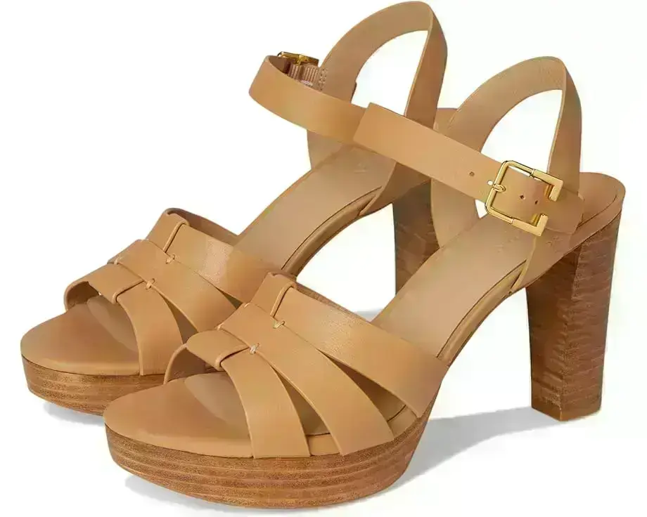 Women's Lauren Ralph Lauren Soffia Nappa Leather Sandals