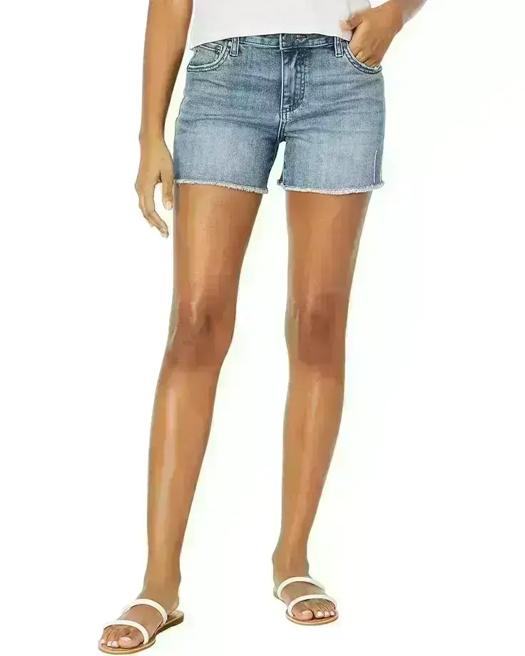 Gidget Fray Shorts in Consolidated