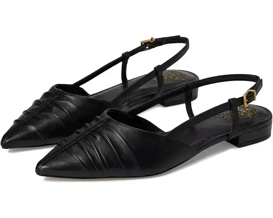 Women's Vince Camuto Agnes Bunched Toe Slingback Flat Mules