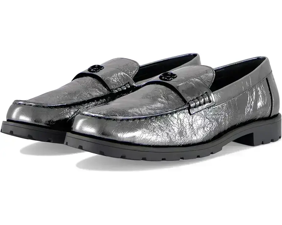 Women's COACH Jocelyn Crinkle Metallic Loafer