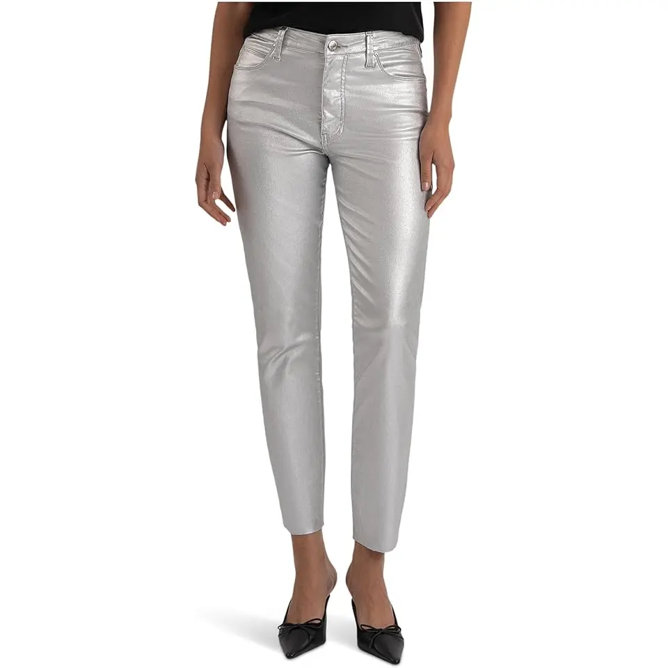 Charlize High-rise Fab Ab Cigarette Leg-raw Hem