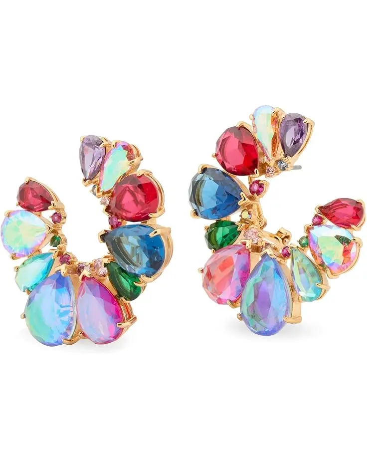 Women's Kate Spade New York Shine Me Up Fan Hoops