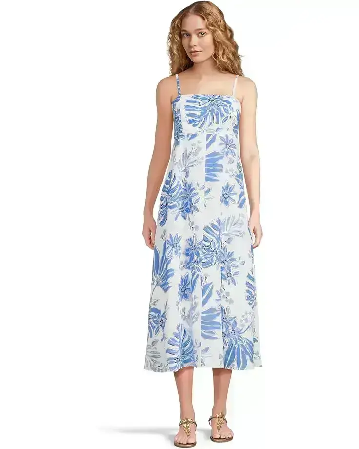 Women's Lilly Pulitzer Jorgian Linen Midi Dress