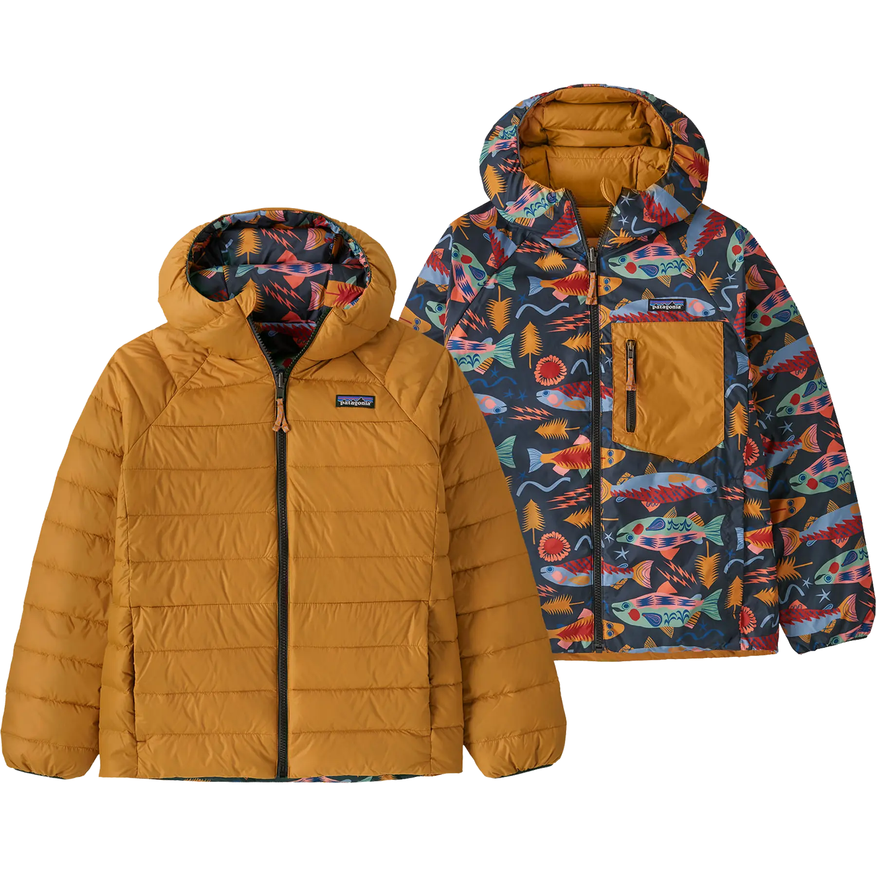 Youth Reversible Down Sweater Hoody