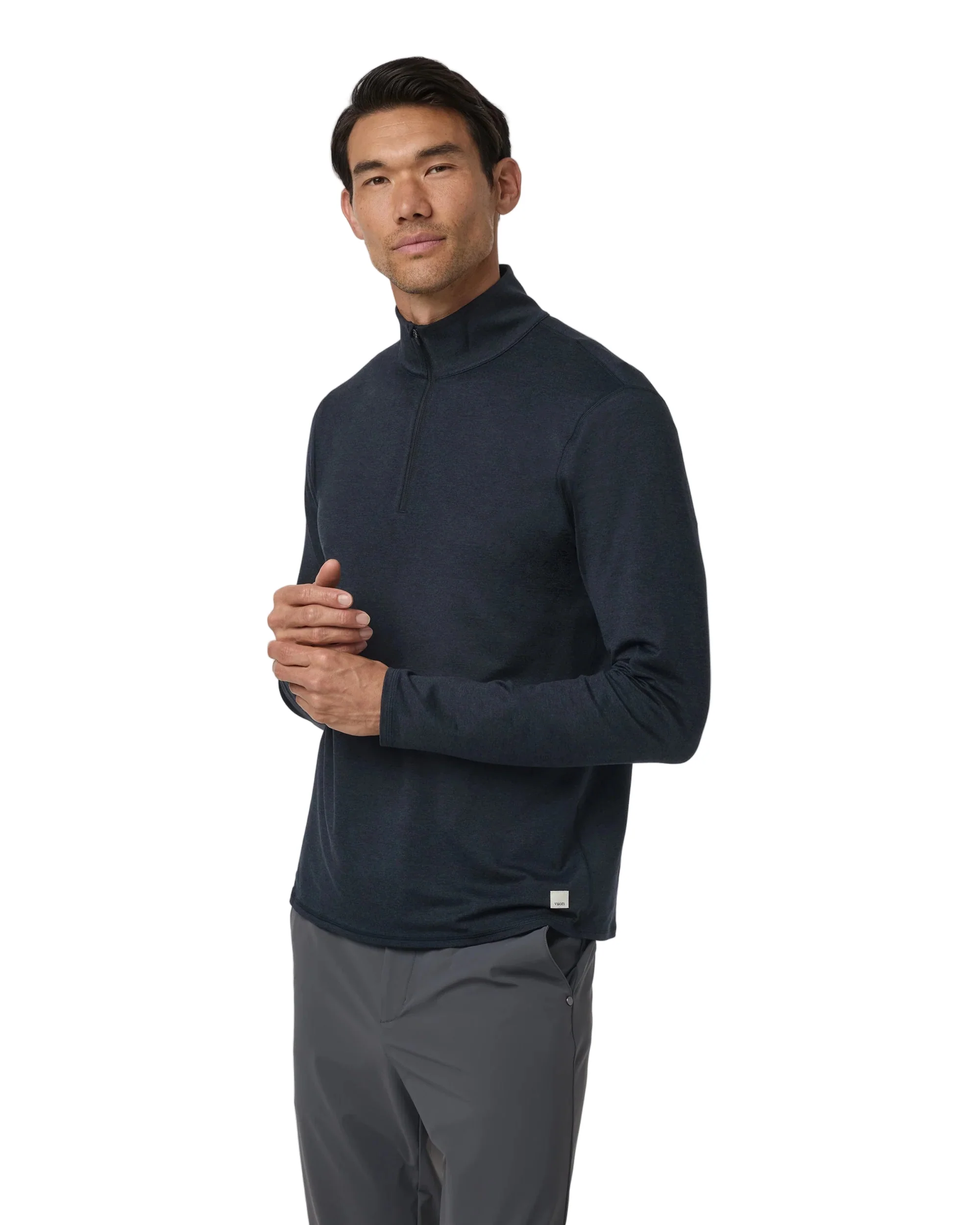 Ponto Half Zip Mock Neck