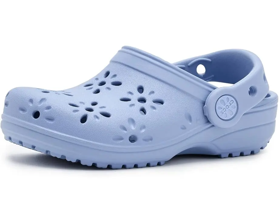 Classic Clogs with Floral Cut Out Design (Toddler)