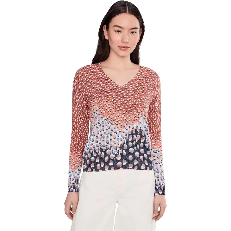 Petite Blue Dahlia Sweater