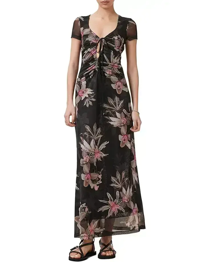 Women's AllSaints Gabby Mesh Dress