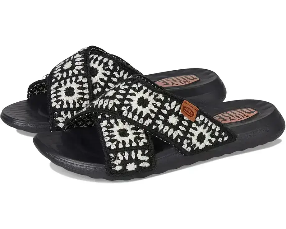 Women's Hey Dude Christi Slide Cottage Crochet