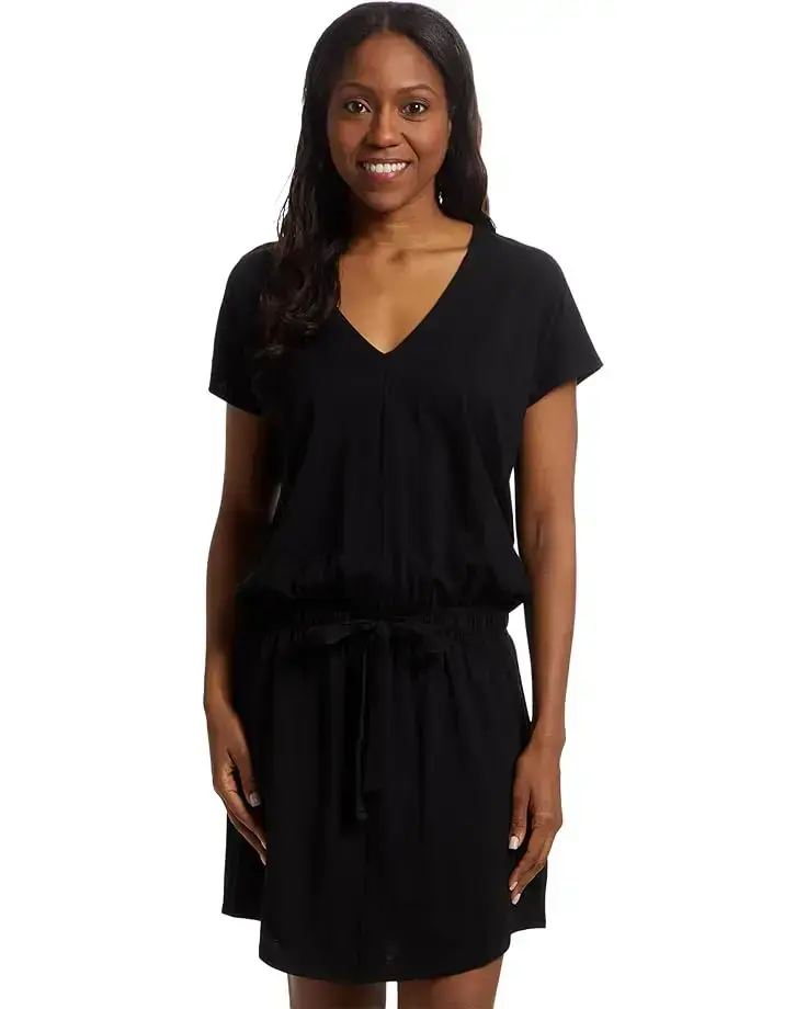 Women's Lilla P Elastic Waist V-neck Dress