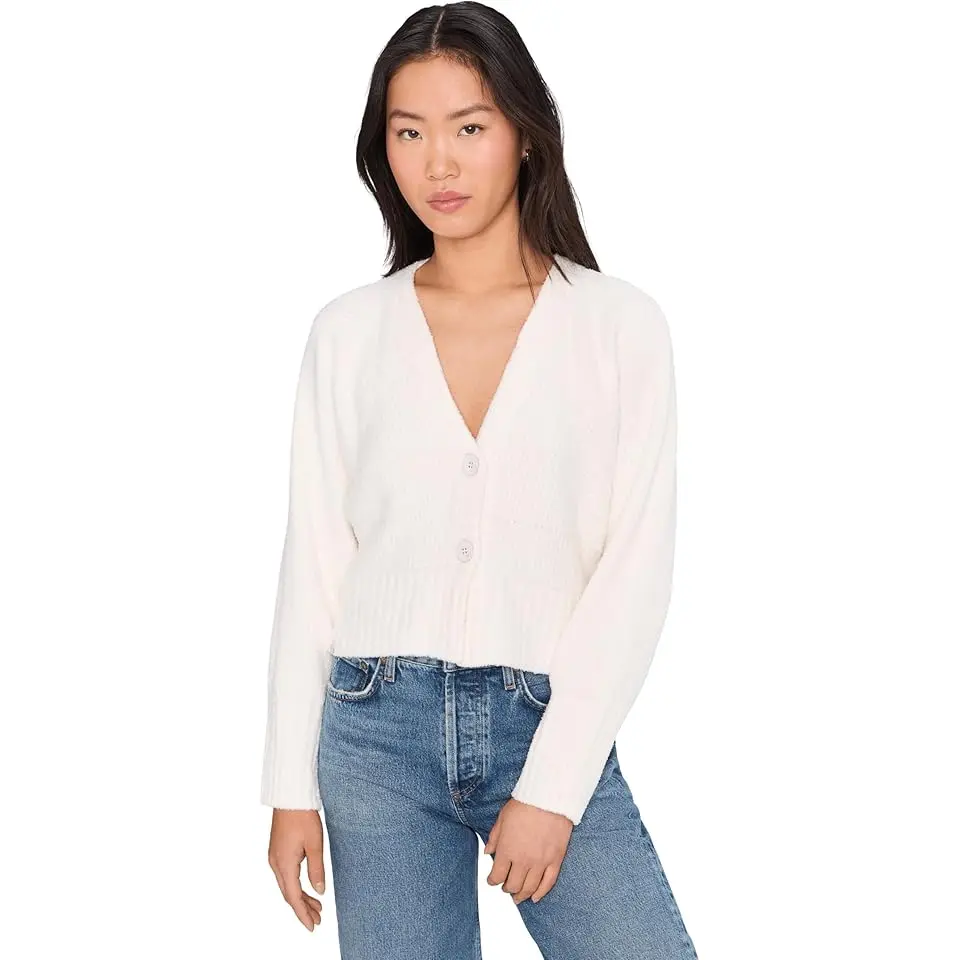 CozyChic Lite® Cotton Ribbed Button Front Cardigan