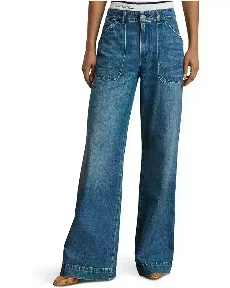 High-Rise Wide-Leg Jeans