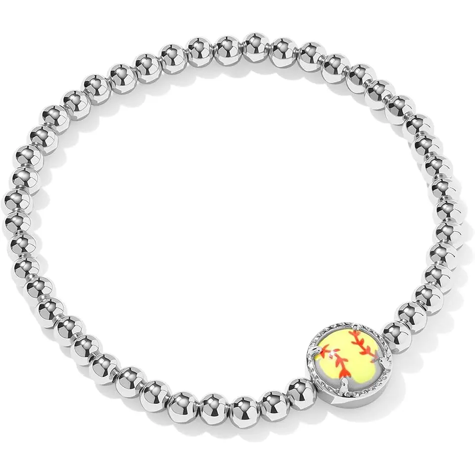 Softball Stretch Bracelet