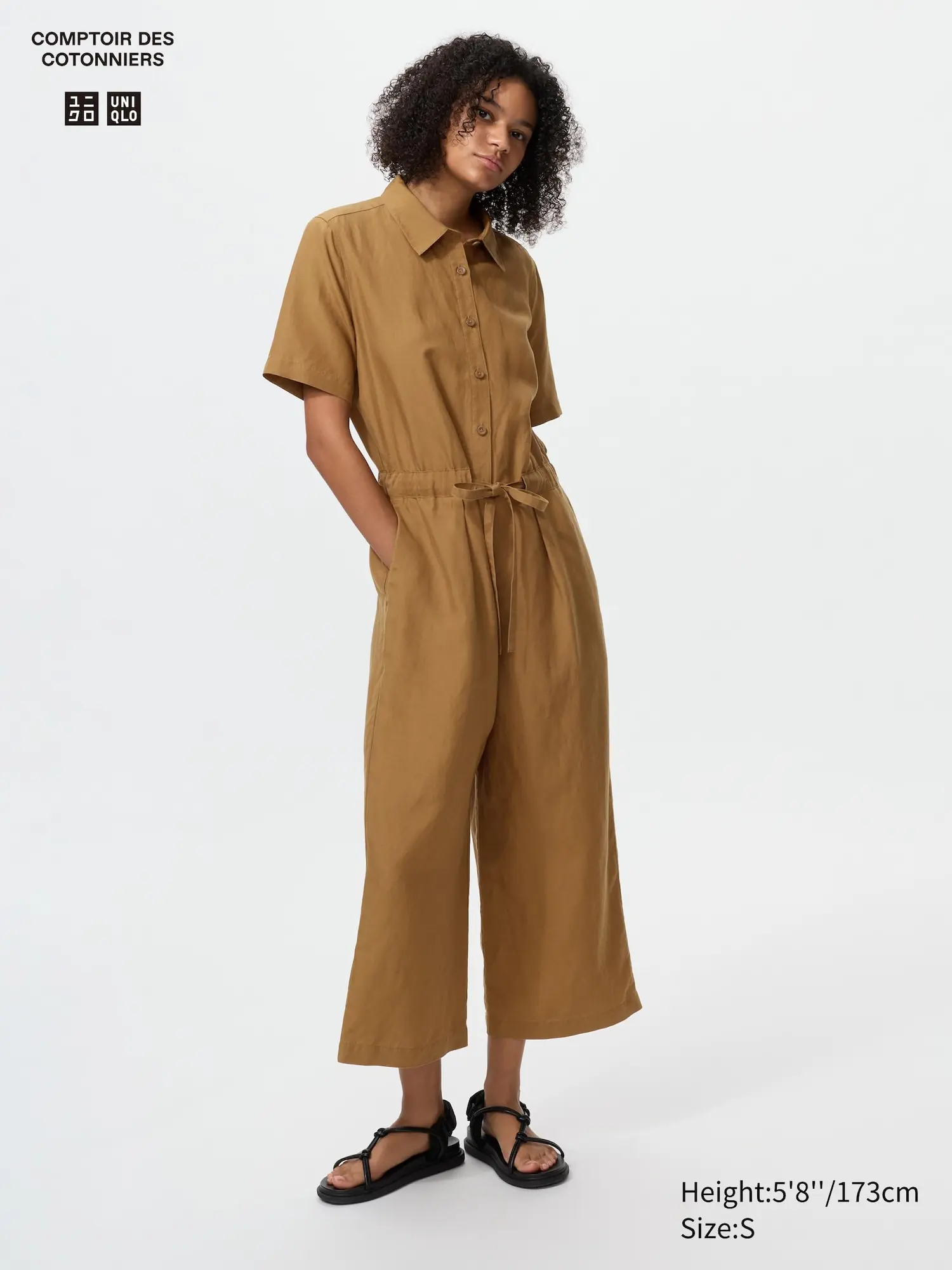 Women's Linen Blend Jumpsuit