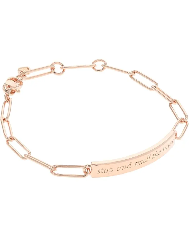 Idiom Bracelet Stop and Smell The Roses Idiom Bracelet