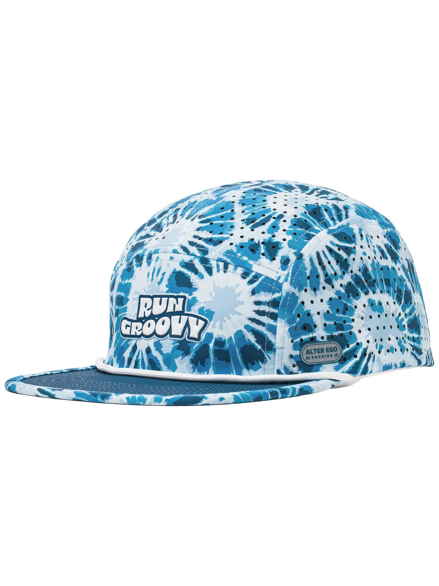 Alter Ego Cruiser Hat Splash Run Groovy Blue Tie Dye
