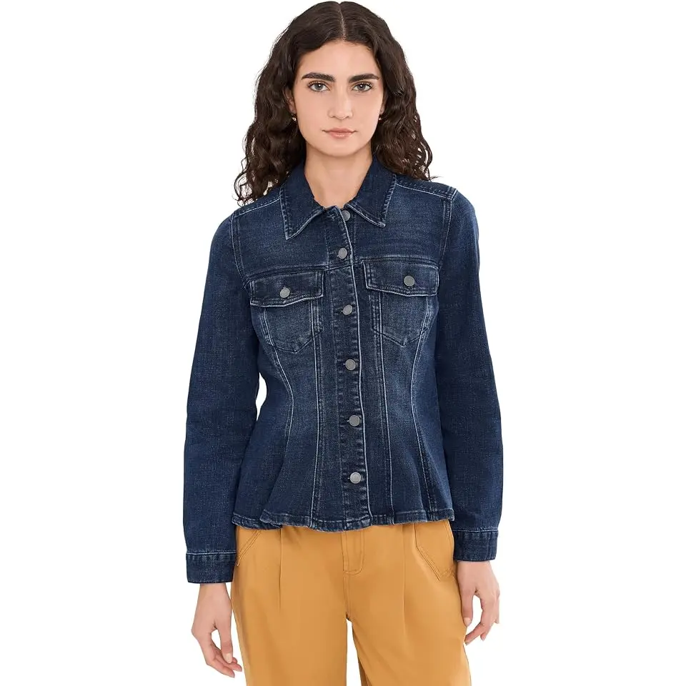 Fit And Flare Denim Trucker Jacket