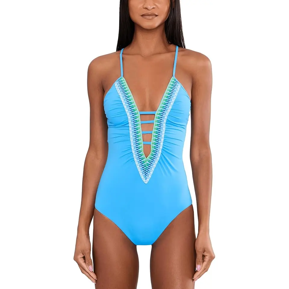 Fiesta Plunge One-Piece