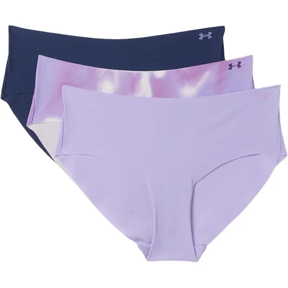 Pure Stretch No Show Hipster - Novelty 3-Pack