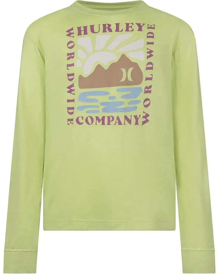 Sunset Cutout Long Sleeve Tee (Big Kid)