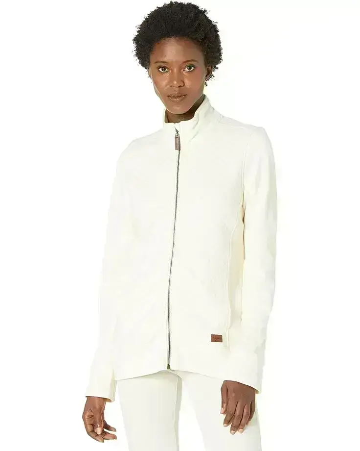 Women's L.L.Bean Quilted Full Zip Sweatshirt