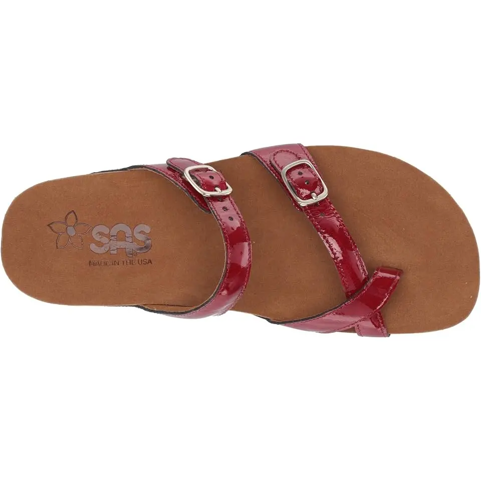 Shelly Adjustable Toe Loop Slide Sandal