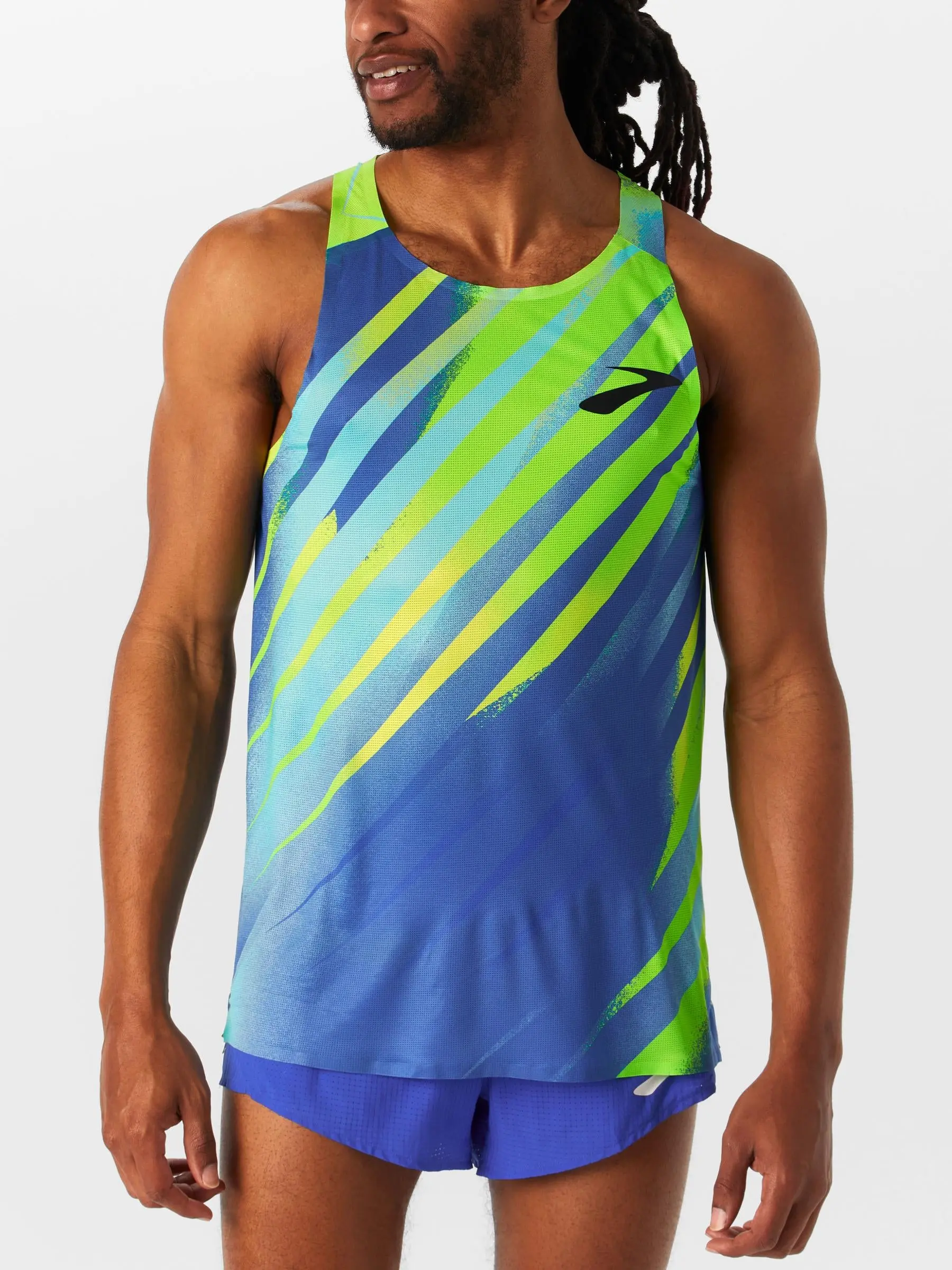 Brooks Men's Run Elite Mavericks Zag Singlet